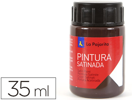 Pintura látex La Pajarita marrón 35ml.